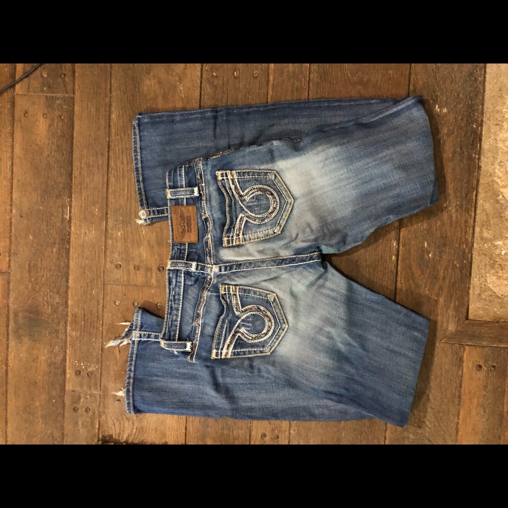 Silver jeans